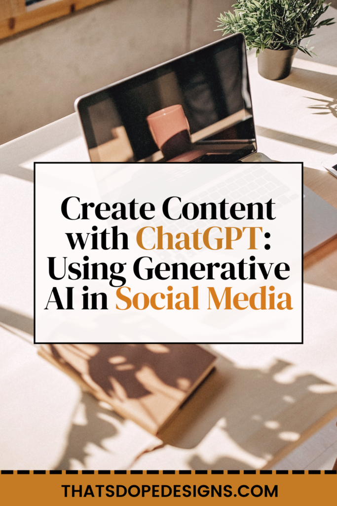 Create Content with ChatGPT: Unleash AI’s Power in Social Media