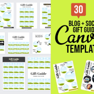 Gift Guides Canva Templates