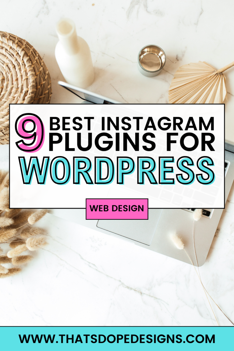 9 Best Instagram Plugins for WordPress in 2024